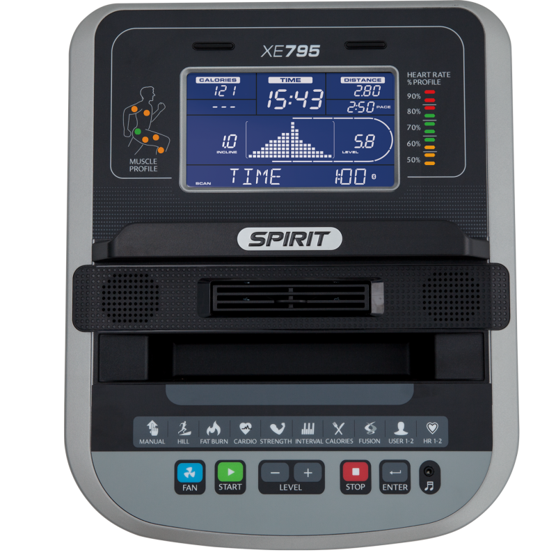 Эллиптический тренажер SPIRIT XE795