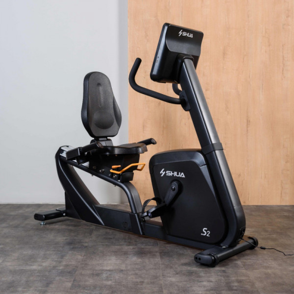 Велотренажер горизонтальный SHUA SH-B9100RT (Android-дисплей, 15,6")