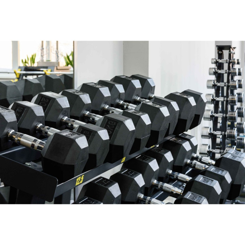 Гантель гексагональная обрезиненная PROFI-FIT