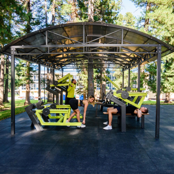 Навес для тренажеров теневой (каркас) 6300х4800х3100 ZAVODSPORTA P-5020
