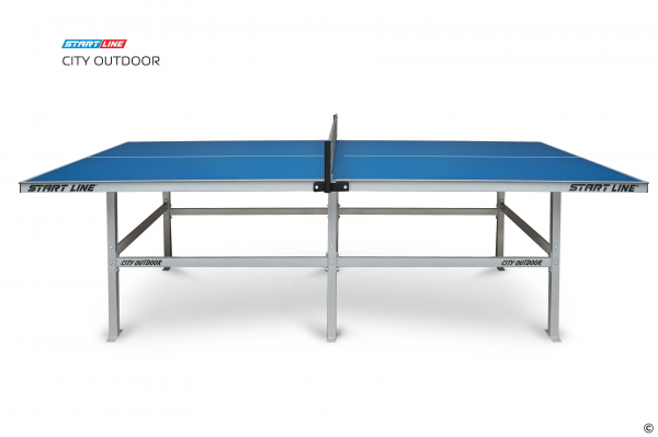 Теннисный стол START LINE City Outdoor 6 мм, с сеткой blue