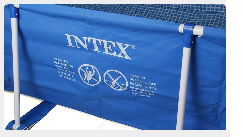 Каркасный прямоугольный бассейн Intex 260х160х65см, 2282л
