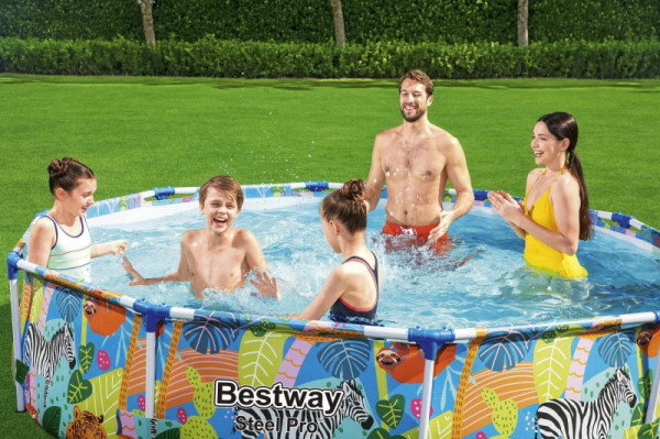 Каркасный бассейн Bestway Steel Pro 305х66см, 4062л