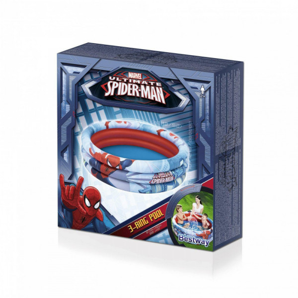 Детский надувной бассейн Bestway 122х30см "Spider-Man" 200л, от 2 лет
