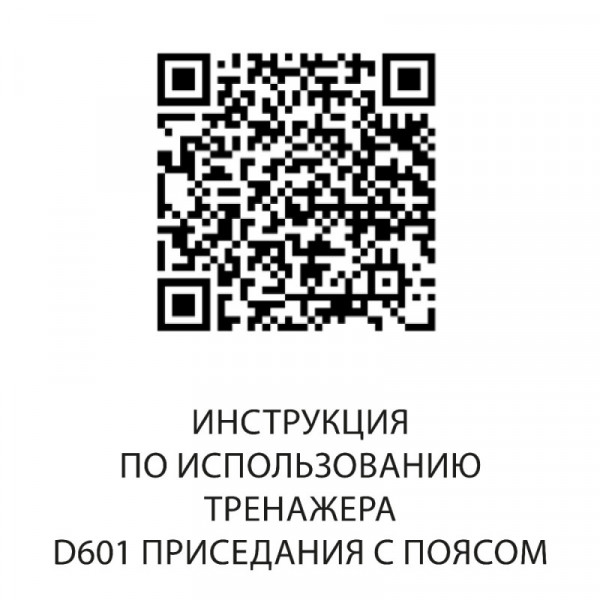 Приседания с поясом DHZ D601
