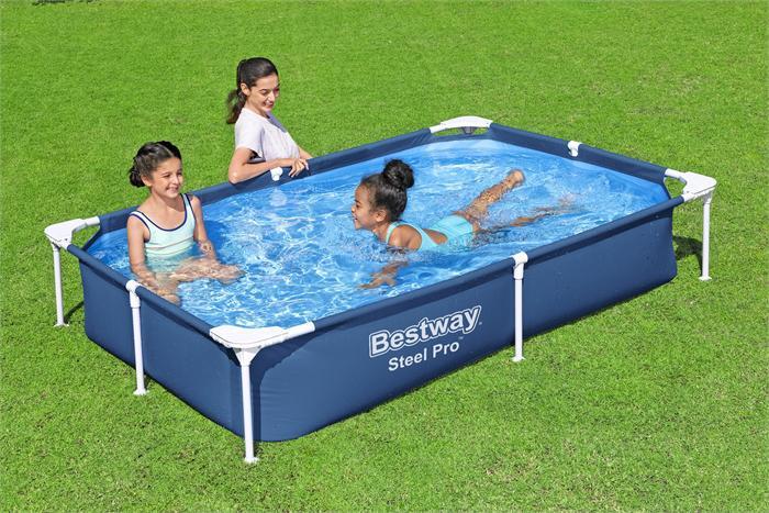 Каркасный бассейн Bestway Steel Pro 221х150х43см, 1200л (56401 BW)