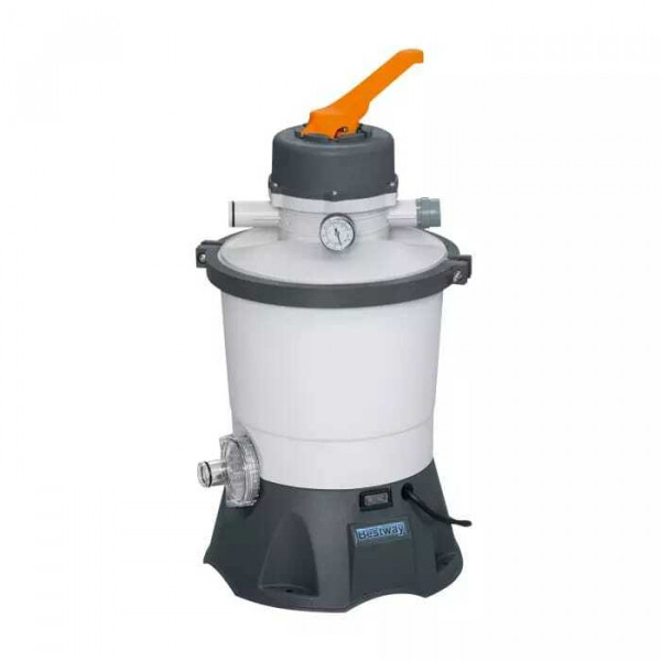 Каркасный бассейн Bestway 488х305х107см "Ротанг" 7250л, песч.фил.-нас. 3028л/ч, лестница, тент, попл.-доз (56946 BW)