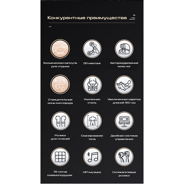 Массажное кресло Meridien Panama