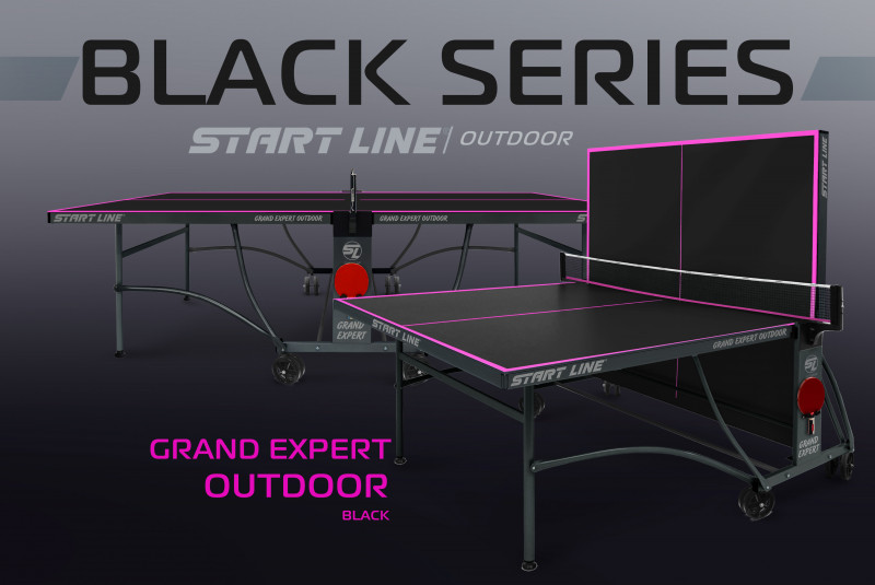 Теннисный стол Grand EXPERT 4 Всепогодный Black