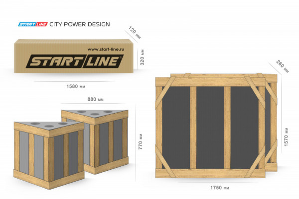 Теннисный стол City Power DESIGN Всепогодный