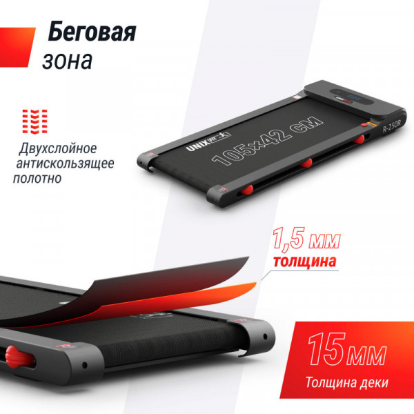 Беговая дорожка UNIX Fit R-250R