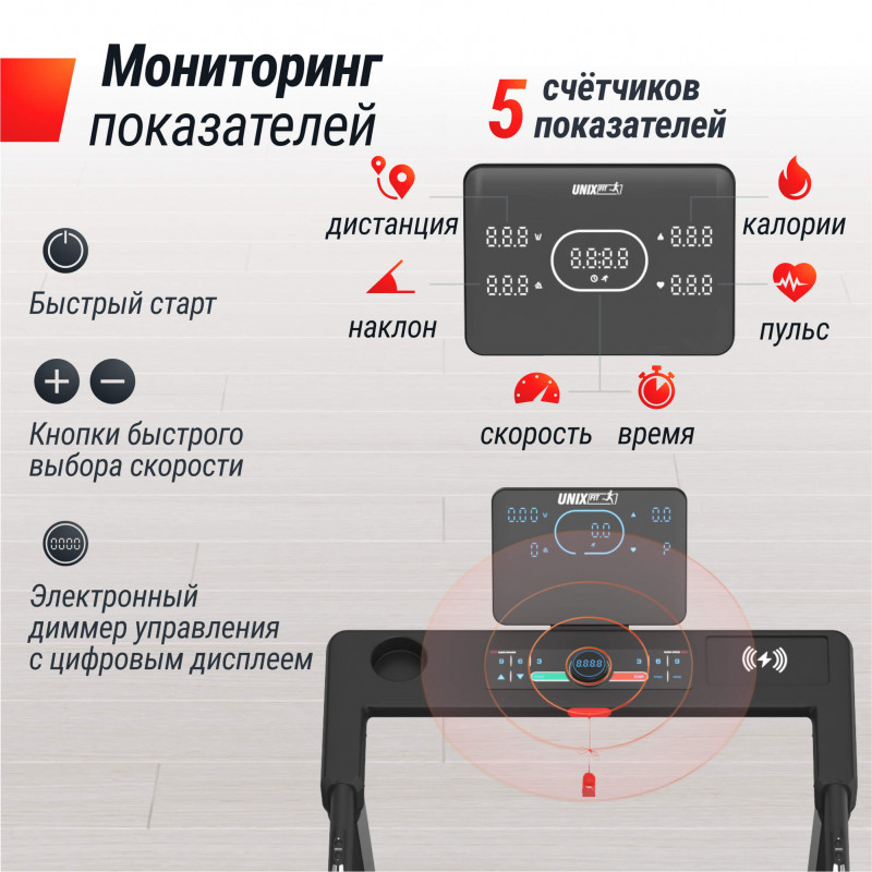 Беговая дорожка UNIX Fit MX-630LE