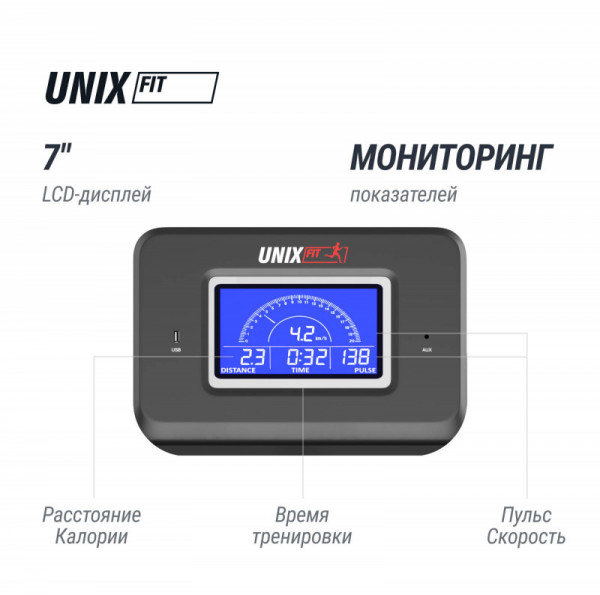 Беговая дорожка UNIX Fit MX-980 AC (LCD)