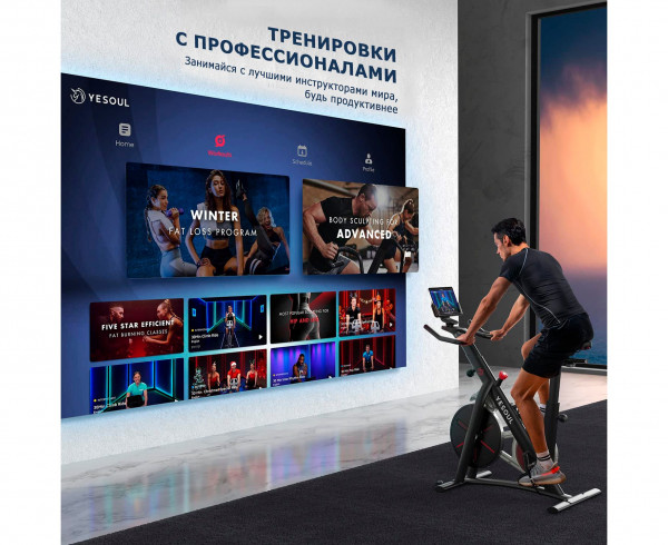 Велотренажер DFC Yesoul Smart M1 BLACK